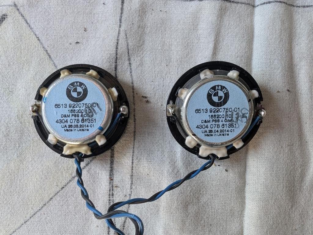 BMW HIFI tweeters, Ophalen of Verzenden, Gebruikt