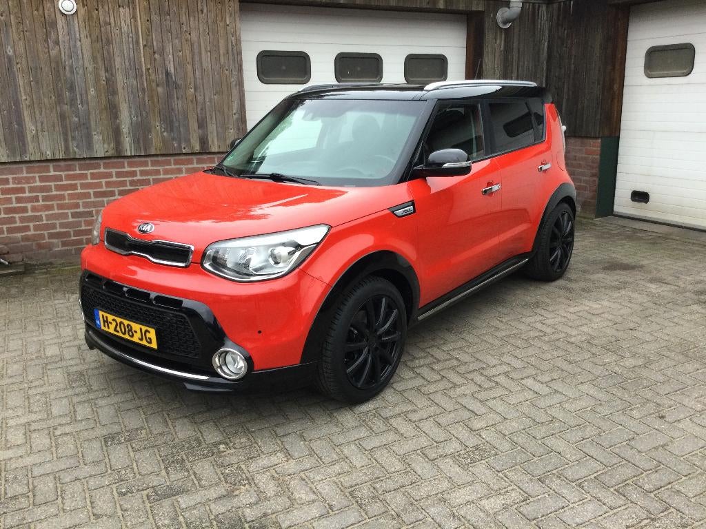 Kia Soul 1.6 GDI 97KW 2014 Rood, Voorwielaandrijving, Stof, 4 cilinders, 14 km/l