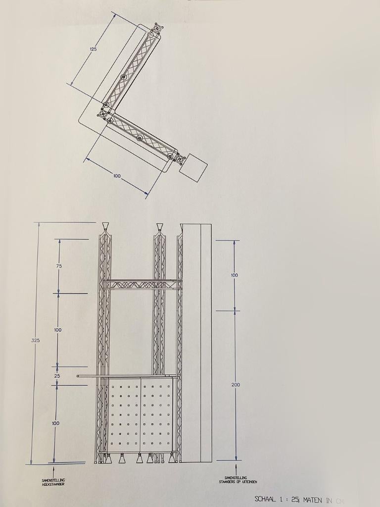 Zerodisegno (D'Urbino-Lomazzi) –Systeem voor Bar/Stand/Loft, Ophalen, Gebruikt