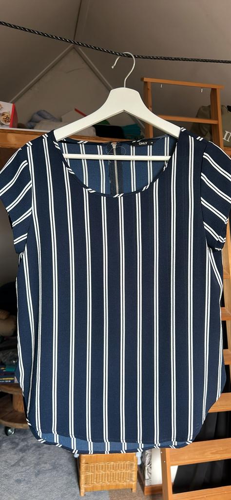 Dames shirt, Ophalen, Blauw, Zo goed als nieuw, Korte mouw