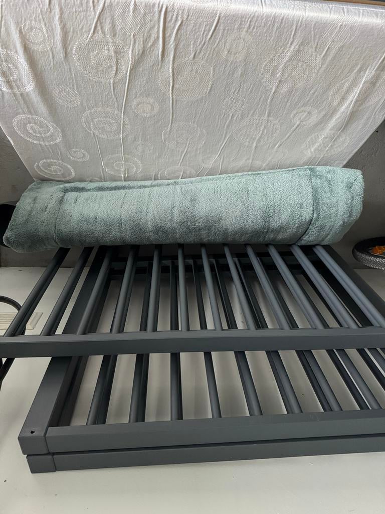 Box antraciet Europe Baby Robin II - Zeer goede staat, Ophalen, Zo goed als nieuw, Rechthoekig, In hoogte verstelbaar