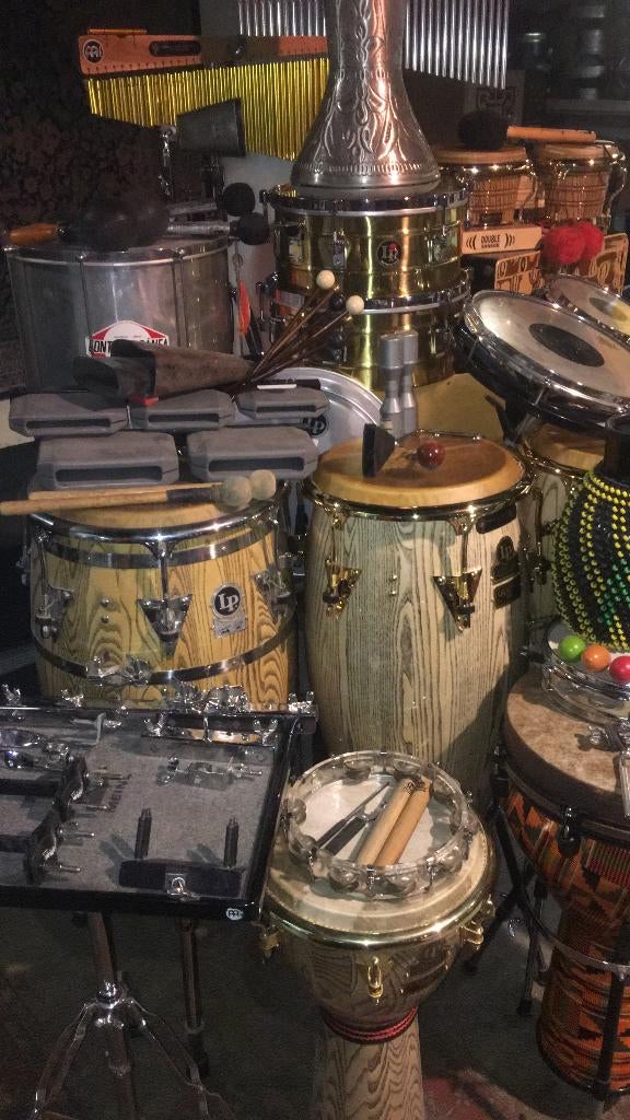 LP Galaxy conga set,tito puente timbales en meer.., Muziek en Instrumenten, Ophalen, Zo goed als nieuw, Trommel