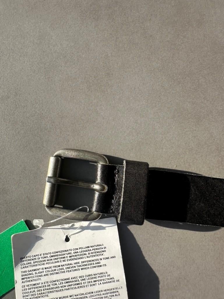 Nieuwe zwarte leren Benetton riem, maat M, Kleding | Dames, Riemen en Ceinturen, Minder dan 3 cm, 100 cm of meer, Verzenden, Benetton