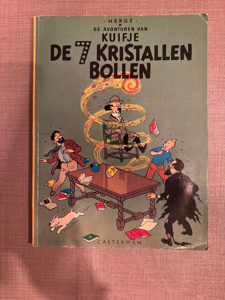 Kuifje - De 7 Kristallen Bollen (Vintage Stripboek), Boeken, Eén stripboek, Ophalen of Verzenden, Gelezen