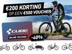 Cube fiets cadeaukaart 500 euro voor 350, Eén persoon, Kortingsbon