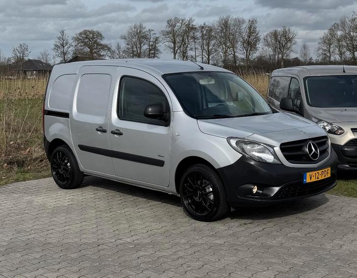 Mercedes-Benz Citan 112 Lang Benzine 2X Schuifdeur airco, Auto's, Bestelauto's, Bedrijf, ABS, Airbags, Airconditioning, Alarm