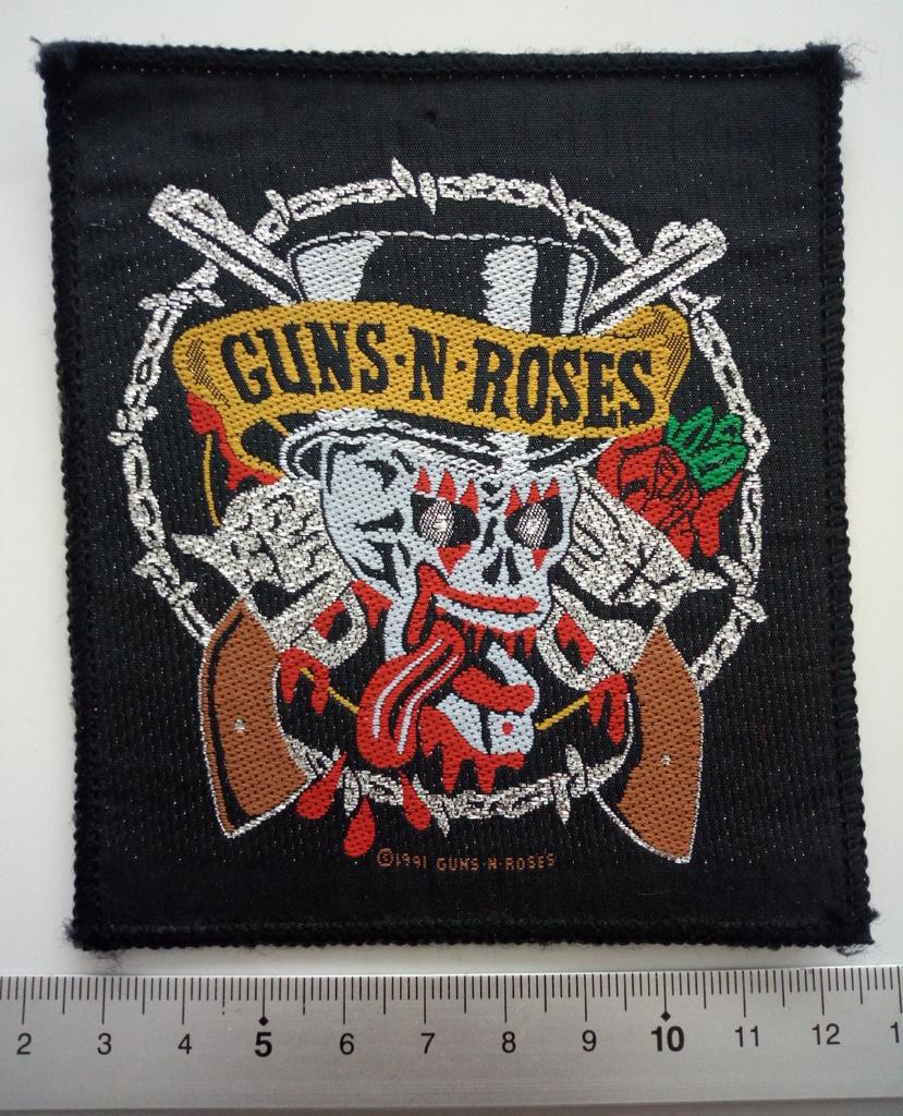 GUNS N' ROSES zeer zeldzame VINTAGE 1991 PATCH 13, Verzenden, Nieuw, Kleding