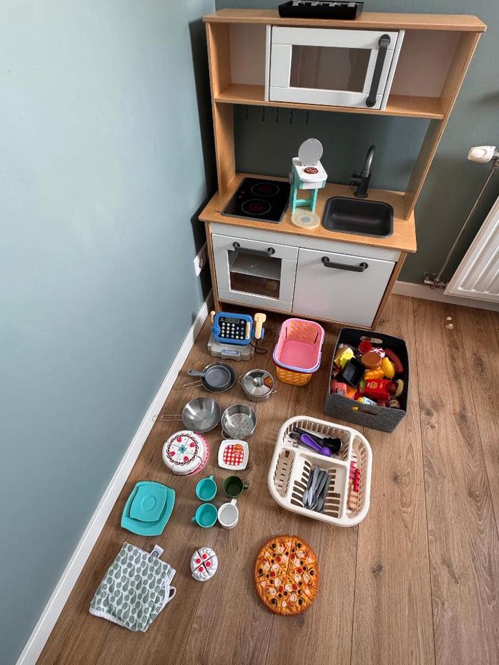 Ikea Duktig kinder speelgoed keuken, Kinderen en Baby's, Speelgoed | Speelkeukens, Gebruikt, Speelkeuken, Hout, Ophalen of Verzenden