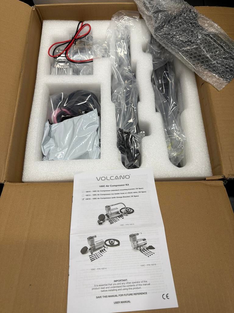 Volcano 100C Air Compressor Kit air ride harley davidson, Auto-onderdelen, Ophalen of Verzenden, Nieuw, Universele onderdelen