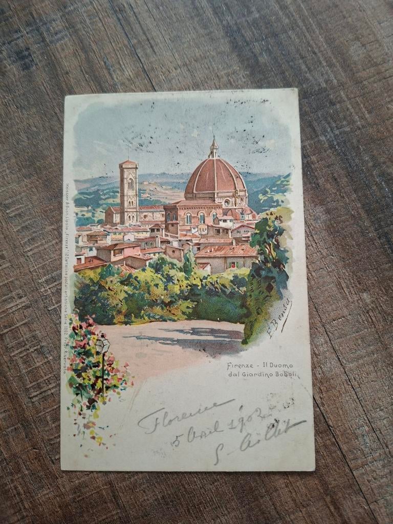 Florence, Ophalen of Verzenden, Voor 1920, Gelopen, Italië