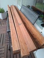 tuinhout-balken, Tuin en Terras, Palen, Balken en Planken, Ophalen, Gebruikt, Hardhout, 180 tot 250 cm