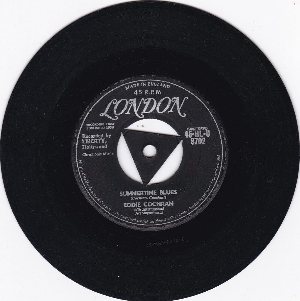 Eddie Cochran 1958, Gebruikt, 7 inch, Single, Ophalen of Verzenden