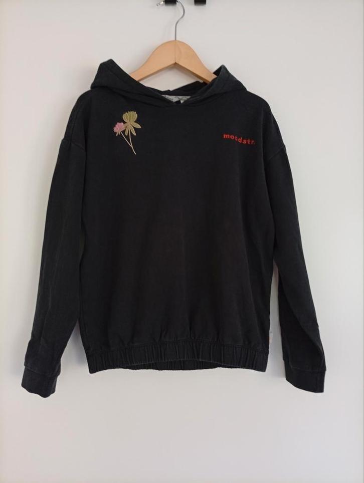 Moodstreet hoodie / sweater zwart maat 146/152, Kinderen en Baby's, Kinderkleding | Maat 146, Gebruikt, Meisje, Trui of Vest, Ophalen of Verzenden