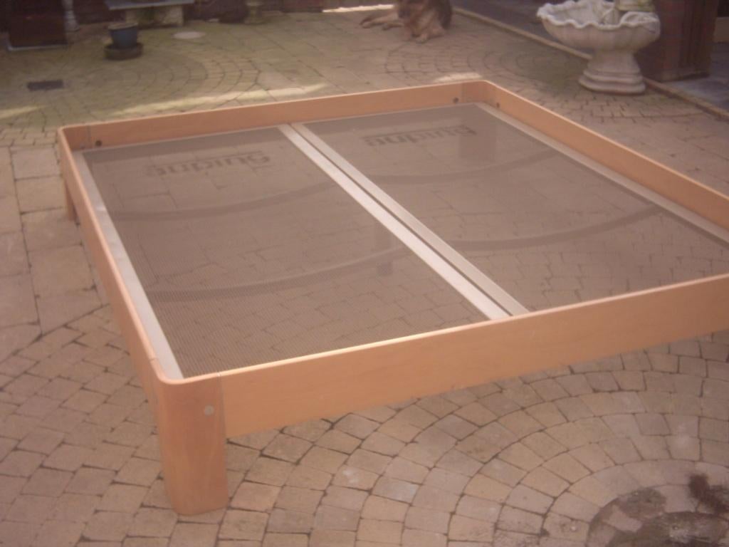 auping seniorenbed 180x200 met verstelbare auping spiralen,, Huis en Inrichting, Slaapkamer | Bedden, Verstelbaar, Wit, Tweepersoons