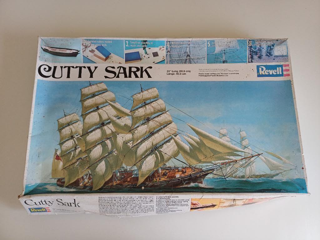 Revell cutter sark bouwdoos boot, Hobby en Vrije tijd, Modelbouw | Boten en Schepen, Ophalen, Gebruikt, Revell