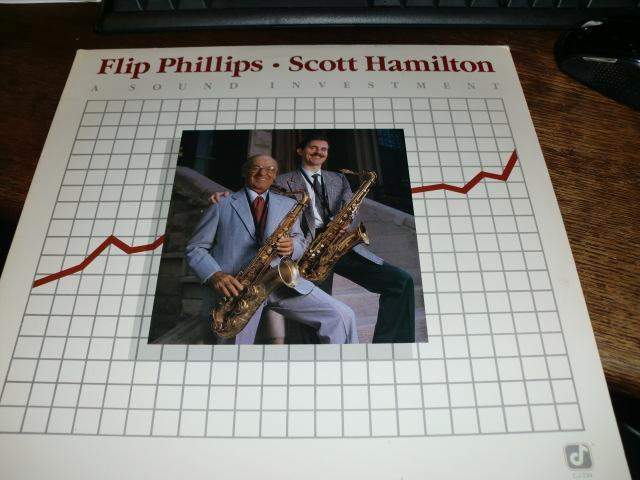 Flip Phillips/Scott Hamilton ‎ASoundInvestment Concord LP   , Cd's en Dvd's, Vinyl | Jazz en Blues, Zo goed als nieuw, Jazz, 1980 tot heden