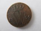 Halve cent 1854, Postzegels en Munten, Munten | Nederland, Ophalen of Verzenden, Koning Willem III, Overige waardes, Losse munt