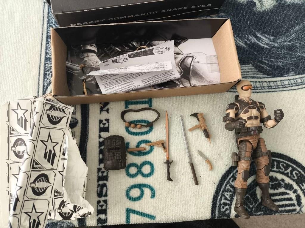 G.I.Joe - Desert Commando Snake Eyes, Ophalen of Verzenden, Nieuw
