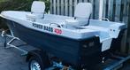 NIEUWE VISBOOT POWER BASS 430 MET TRAILER, Watersport en Boten, Ophalen