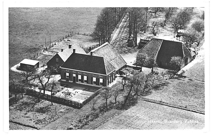 959790 Haarlo (omg Borculo  Boerderij Veldink  Onbeschreven, Verzamelen, Ansichtkaarten | Nederland, Ongelopen, Gelderland, 1940 tot 1960