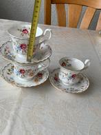 3x Royal Albert kopjes met schotel, Antiek en Kunst, Ophalen of Verzenden