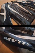 ZGAN 2-delig leren motorpak REV'IT! Mt. 52-54 +laarzen, Motoren, Ophalen of Verzenden, REV’IT!, Tweedehands, Heren