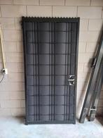tuindeur plus palen, Tuin en Terras, Ophalen of Verzenden, Zo goed als nieuw, Hout, Tuinhek