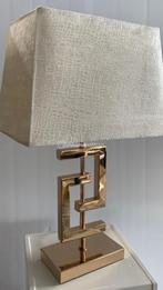 TAFELLAMP S DESIGN GOUD & CHROME INC CROCO KAP ERIC KUSTER, Ophalen of Verzenden, Nieuw, 75 cm of meer