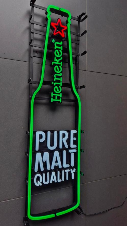 Heineken MEGA XXL LED Neon Lichtreclame, Verzamelen, Biermerken, Zo goed als nieuw, Overige typen, Heineken, Ophalen of Verzenden