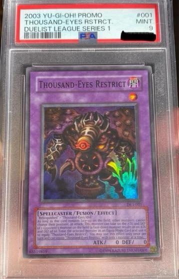 Yu-Gi-Oh! Thousand Eyes Restrict DL1-001 PSA 9 Mint ! beschikbaar voor biedingen