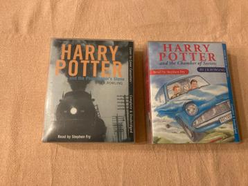 Harry potter 1 en 2 read by stephen fry cassettes sets boek! beschikbaar voor biedingen