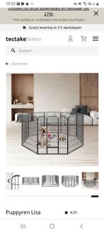 Tectake hondenren 8 delig. 1 meter hoog., Dieren en Toebehoren, Ophalen, Zo goed als nieuw, 110 cm of meer, 100 cm of meer