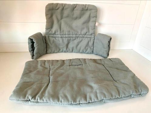 Stokke Tripp Trapp kinderstoel kussen set groen, Kinderen en Baby's, Kinderstoelen, Zo goed als nieuw, Meegroeistoel, Ophalen of Verzenden