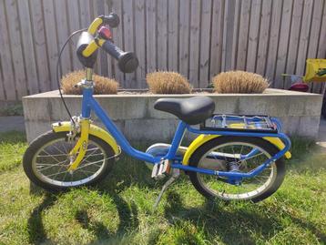Puky 16 inch kinderfiets blauw/geel beschikbaar voor biedingen