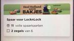 Plus bakjes zegels 11 kaarten digitaal., Hobby en Vrije tijd, Spaarzegeltjes, Ophalen of Verzenden, Volle spaarkaart