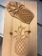 Snijplank met houten inlay, Ophalen, Zo goed als nieuw, Rvs of Chroom