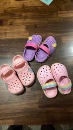 3x ‘crocs’ mt 24, meisje, Kinderen en Baby's, Ophalen of Verzenden, Zo goed als nieuw, Meisje, Schoentjes