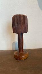 Boterspaan boterstempel antiek hout gestoken volkskunst, Verzenden