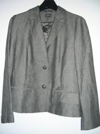 MEXX Zilver grijs glanzend linnen jasje colbert blazer mt 42, Mexx, Maat 42/44 (L), Ophalen of Verzenden, Zo goed als nieuw