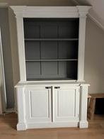 Robuuste hardhouten buffetkast - 2 delig, Huis en Inrichting, Kasten | Buffetkasten, Ophalen, Zo goed als nieuw, 25 tot 50 cm