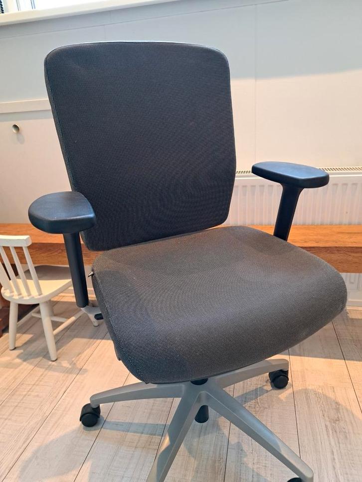 Viasit bureaustoel, Huis en Inrichting, Bureaustoelen, Gebruikt, Grijs, Ophalen