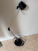 Verstelbare bureaulamp zwart/zilver ikea, Huis en Inrichting, Lampen | Tafellampen, Ophalen of Verzenden, Gebruikt, Metaal, 50 tot 75 cm