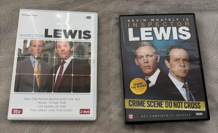 Lewis Seizoen 2 en 5 op DVD. Compleet, Cd's en Dvd's, Dvd's | Thrillers en Misdaad, Zo goed als nieuw, Detective en Krimi, Vanaf 12 jaar