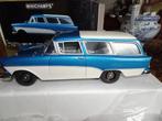 OPEL RECORD P1 1958 CARVAN  MINISHAMPS, Hobby en Vrije tijd, Modelauto's | 1:18, Ophalen of Verzenden, Zo goed als nieuw, Auto