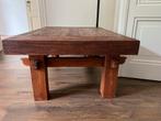 Robuuste houten salontafel 120 80  60 hg, Ophalen