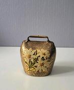 Oude koeienbel met edelweiss, Antiek en Kunst, Curiosa en Brocante, Ophalen of Verzenden
