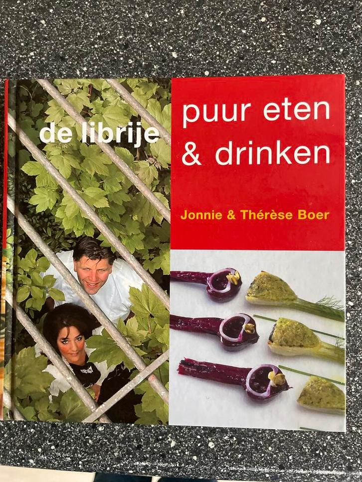 Puur eten & drinken - Jonnie & Thérèse Boer, Boeken, Kookboeken, Zo goed als nieuw, Voorgerechten en Soepen, Nederland en België