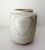 Keramiek vaas beige gemêleerd Adco 3865-k, Ophalen of Verzenden