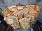droog brandhout in netzakken plm.15 kg. per zak, Tuin en Terras, Haardhout, Minder dan 3 m³, Ophalen of Verzenden