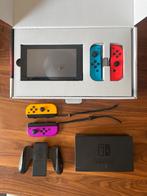 Nintendo switch inclusief alle games + 2 Joycons + 128Gb SD, Ophalen of Verzenden, Zo goed als nieuw, Switch Original